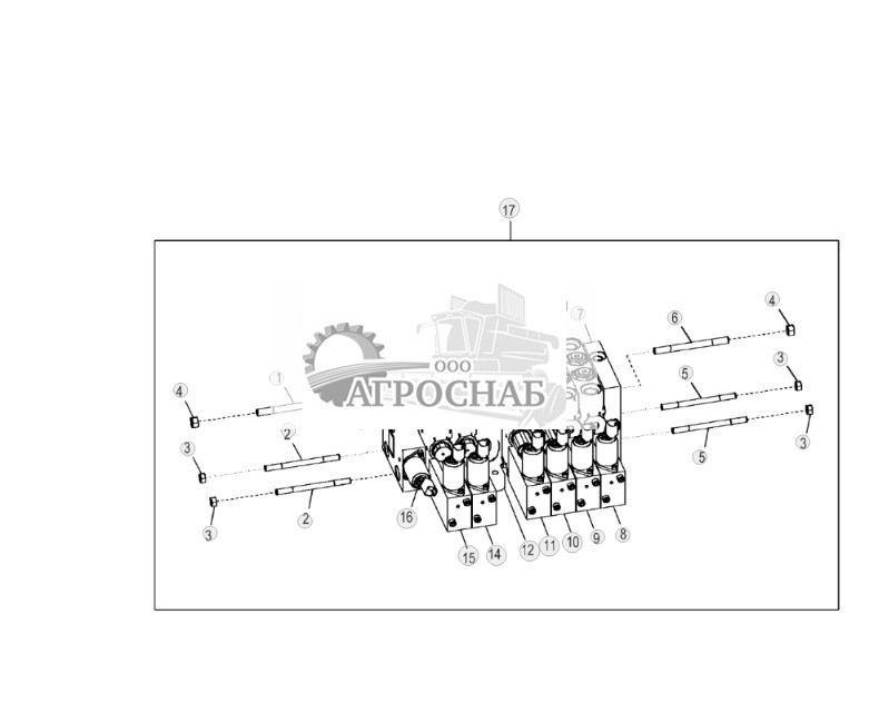 Электрогидравлический 6-функциональный клапан (задний) (Grade Pro) - ST3642 605.jpg